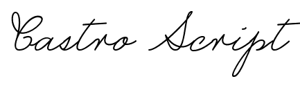 Castro Script font